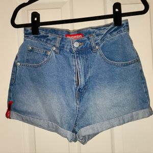 Union Bay High-Waisted Shorts with Adjustable Strap